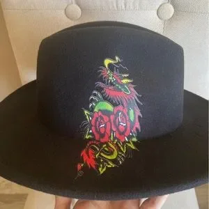 Ed Hardy | Accessories | Ed Hardy Love Kills Slowly Fedora  display picture 3